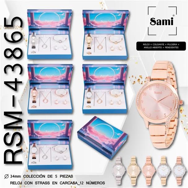 Sami Women's Watch Gift Set RSM-43865 x 1pc Assortment