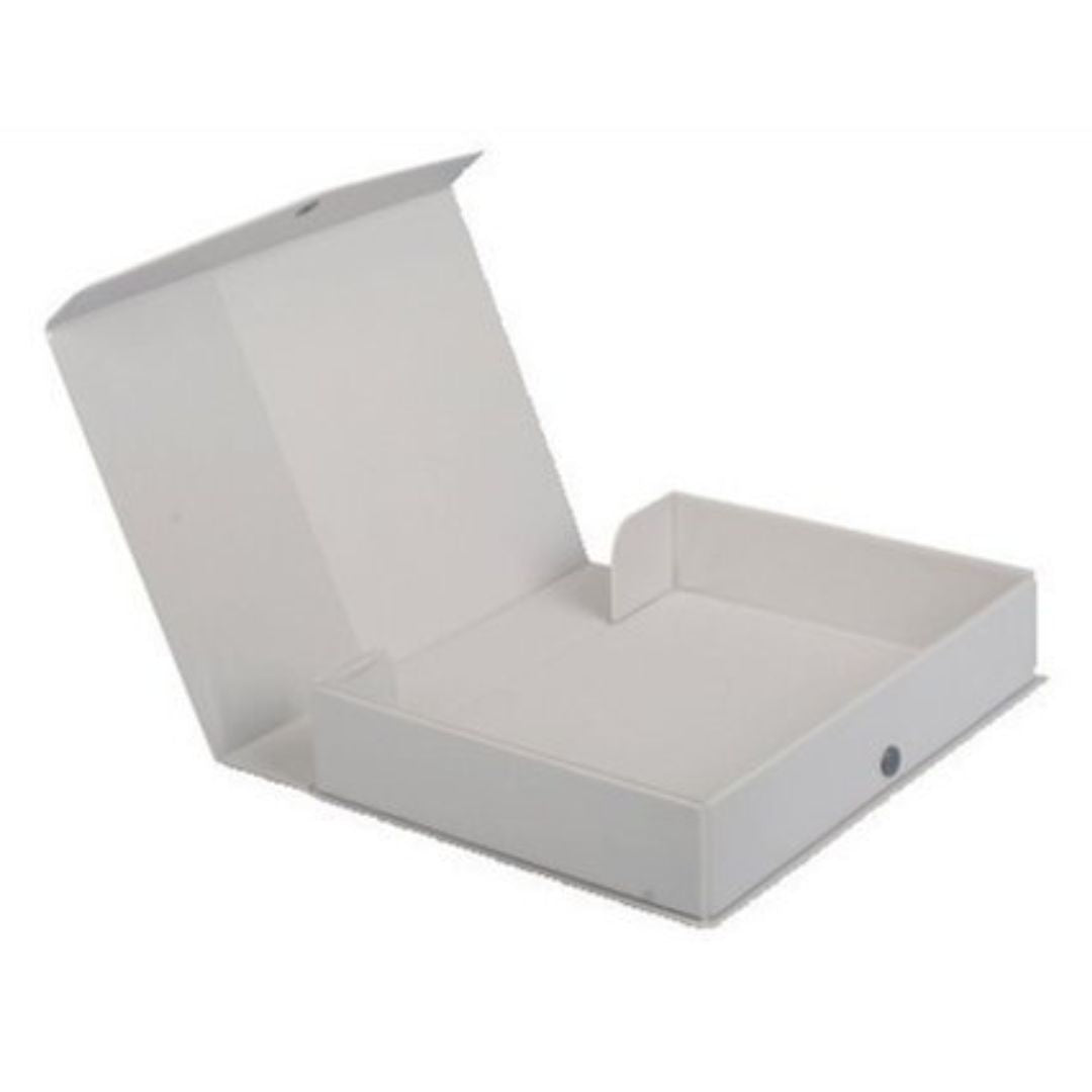 Box File Archive Cardboard White 8 x 36 x 26cm