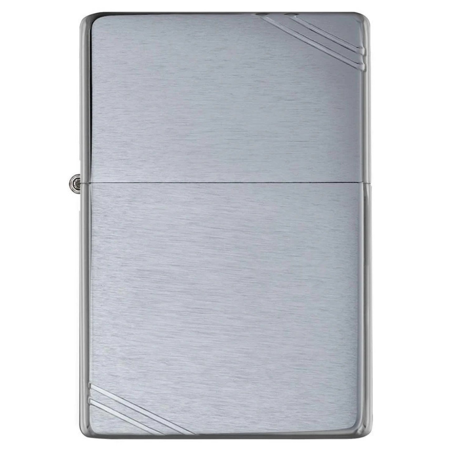 Zippo 230 Brushed Chrome Vintage With Slashes