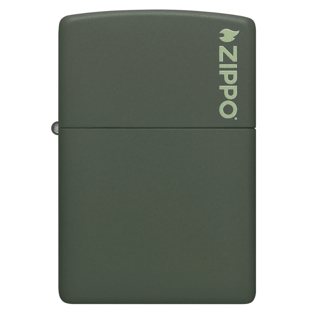 Zippo 221zl Classic Green Matte With Zippo Logo