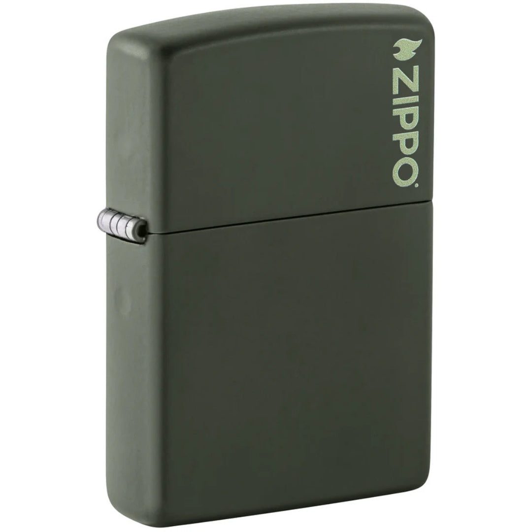 Zippo 221zl Classic Green Matte With Zippo Logo