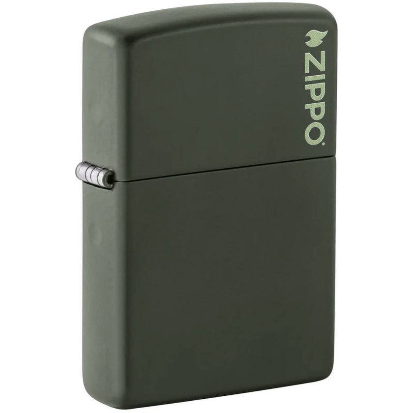 Zippo 221zl Classic Green Matte With Zippo Logo