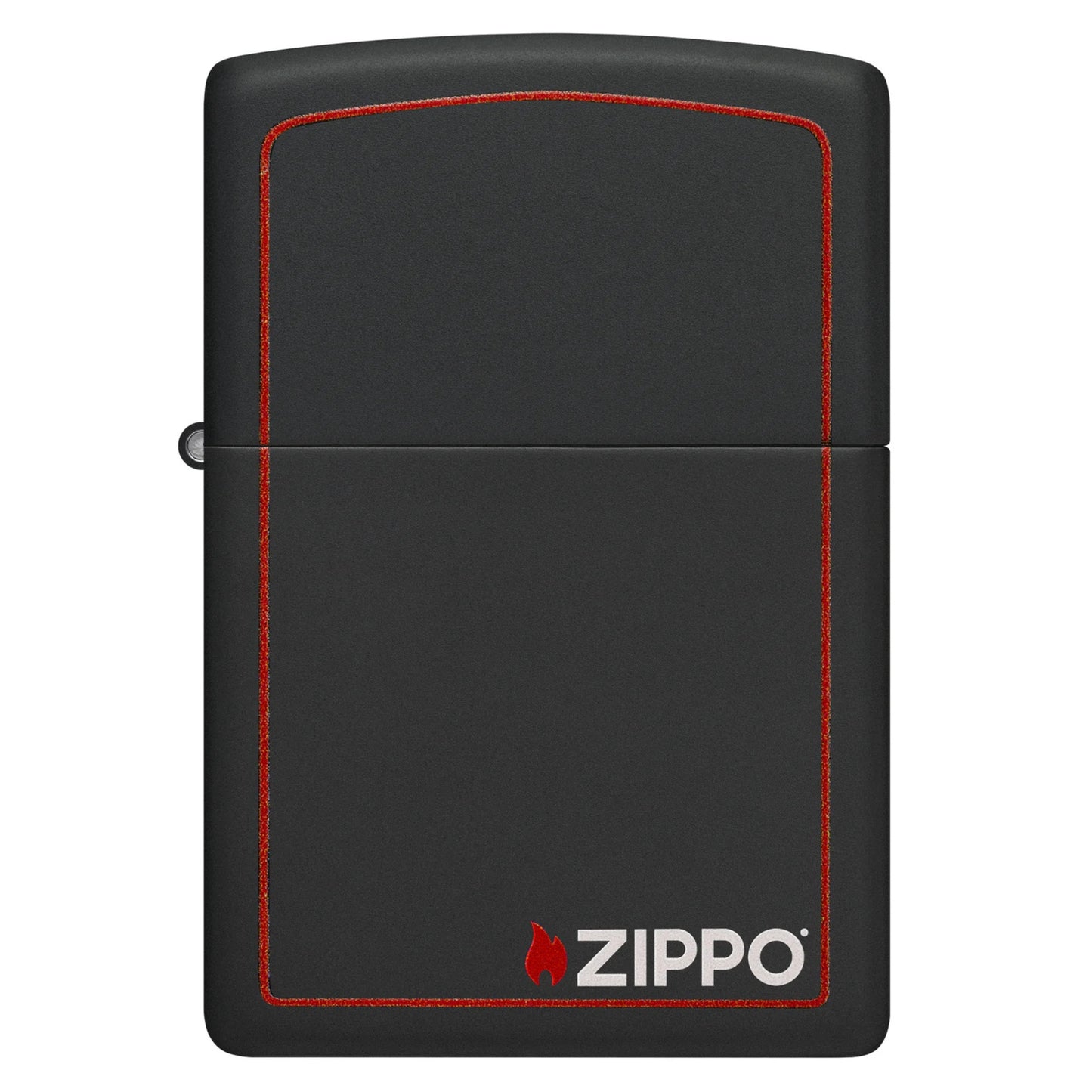 Zippo 218zb Classic Black And Red Zippo