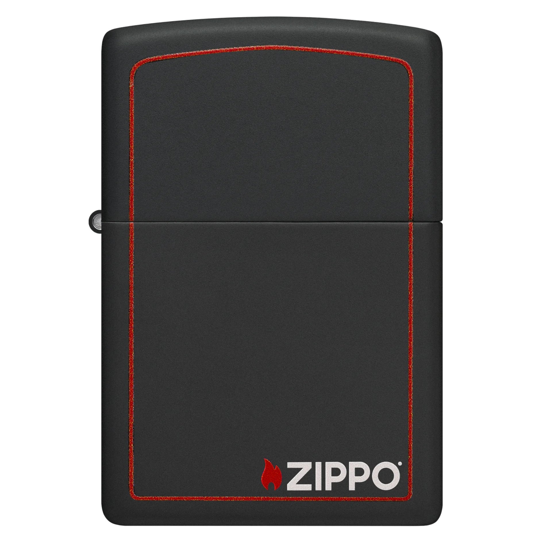 Zippo 218zb Classic Black And Red Zippo
