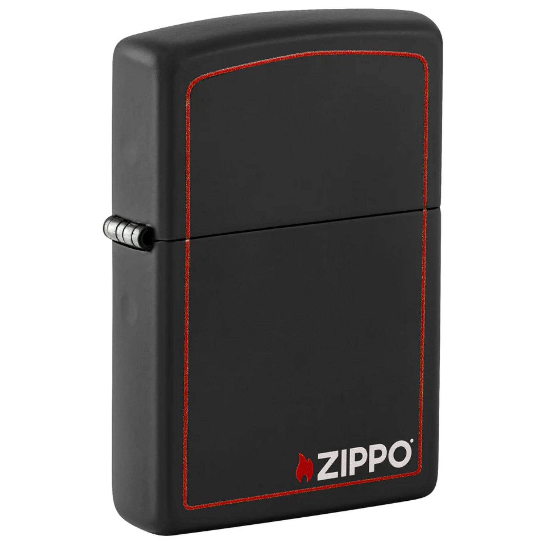 Zippo 218zb Classic Black And Red Zippo