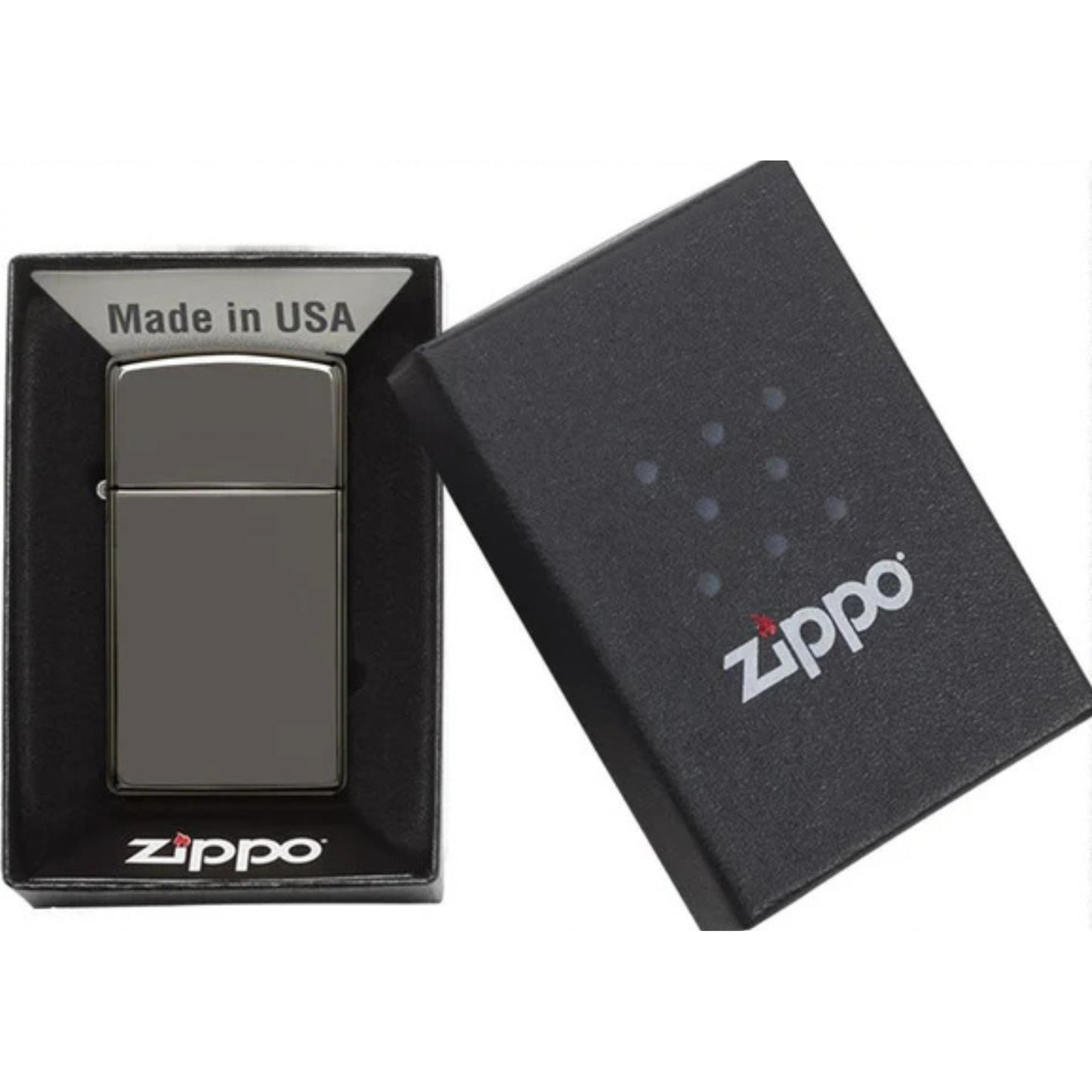 Zippo 20492 Slim Black Ice