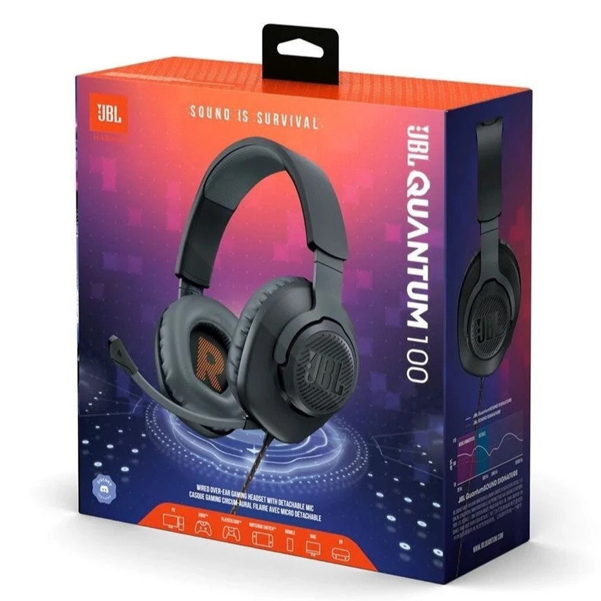 JBL Quantum100 Wired Headset - Black