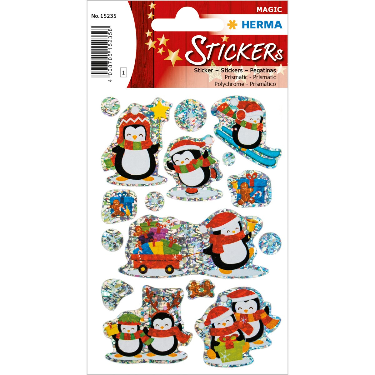 Herma Winter Penguins Stickers A Pack Of 1 Sheet