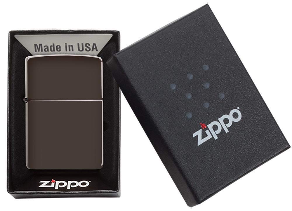 Zippo Reg Brown Matte  49180