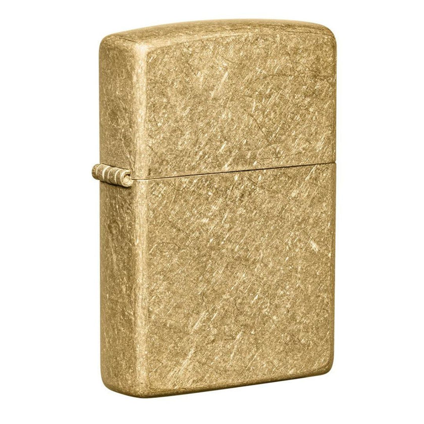 Zippo 49477 Tumbled Brass