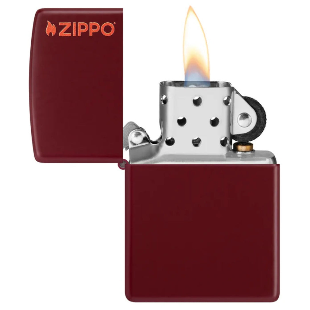 Zippo 46021zl Classic Merlot With Zippo Logo