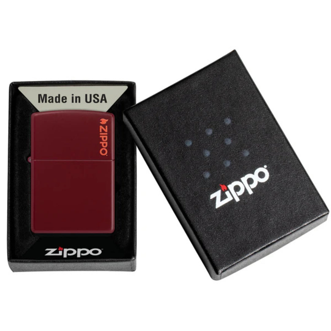 Zippo 46021zl Classic Merlot With Zippo Logo