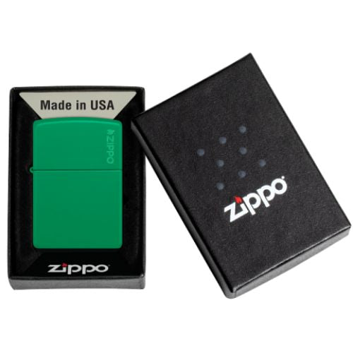 Zippo 48629zl Green With Zippo Logo
