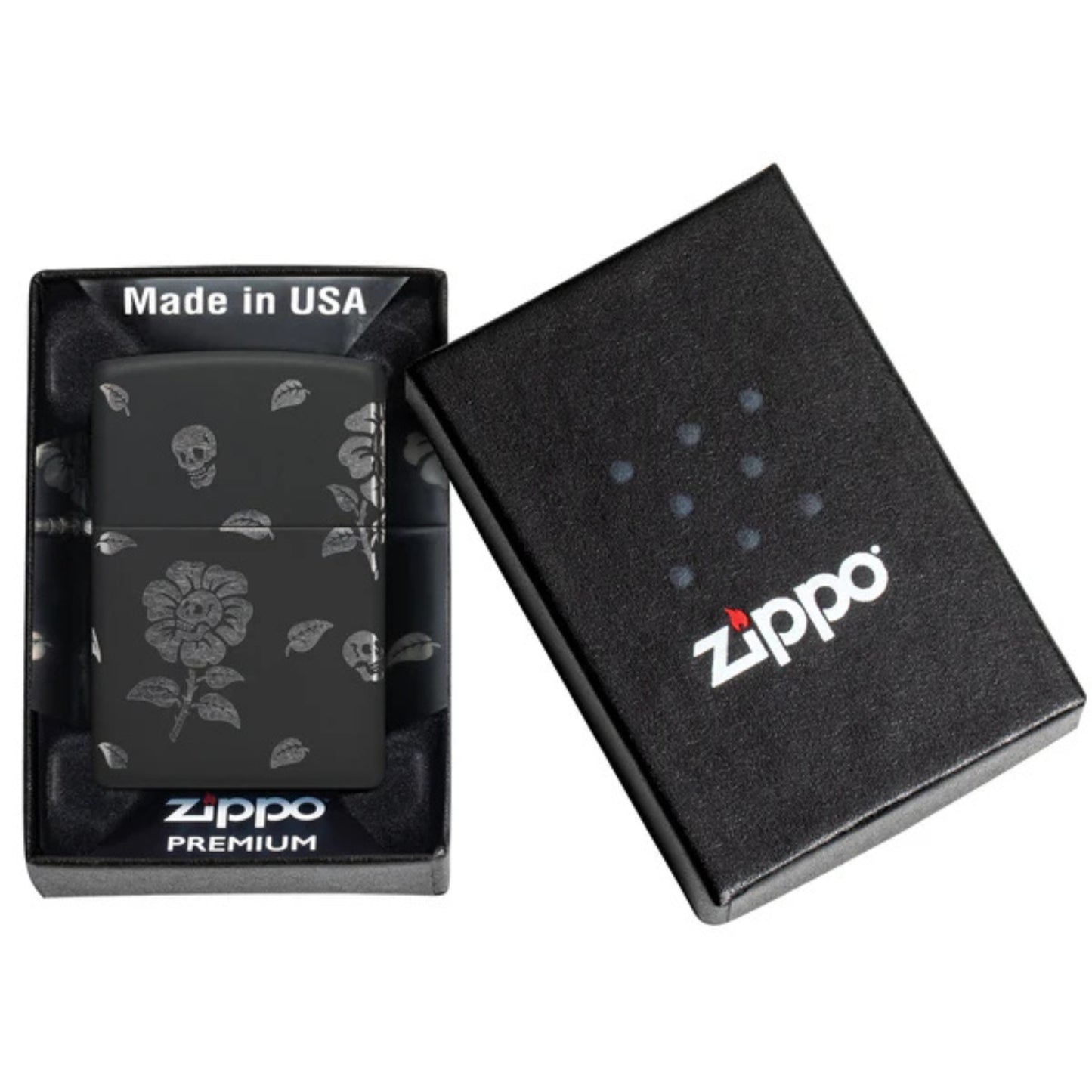 Zippo 48931 Flower Skulls Design