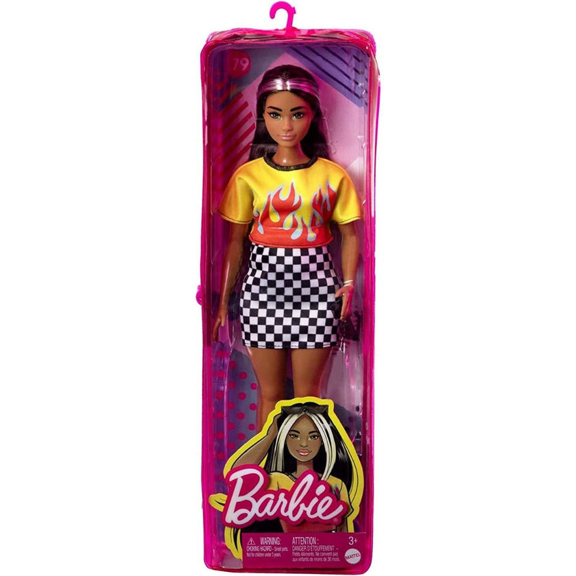 Barbie Fashionista Doll In Fire Top