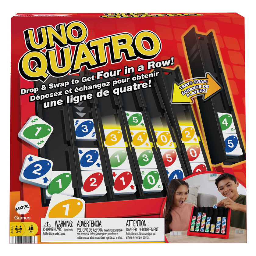 UNO Quatro Game, Adult, Family And Game Night