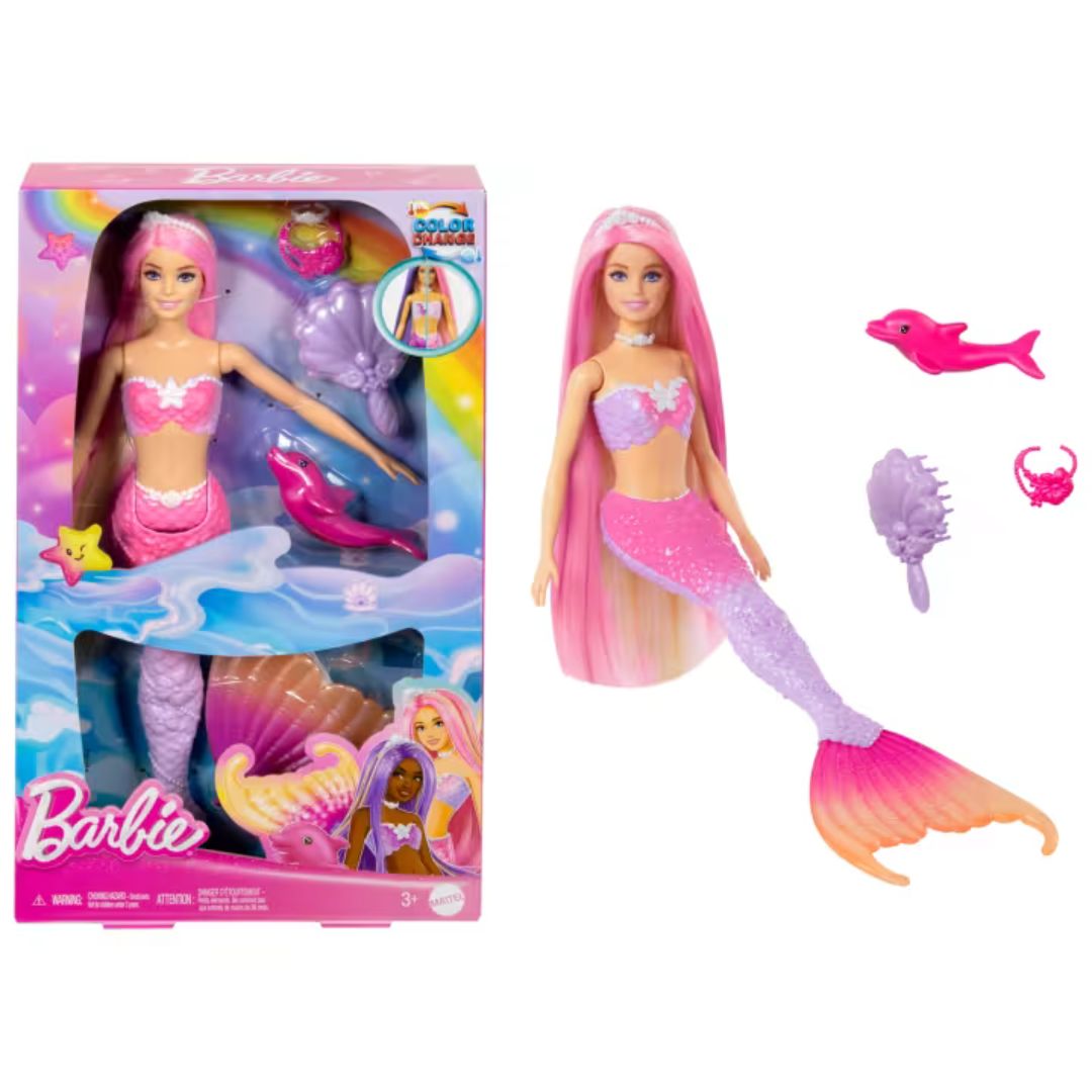 Barbie "Malibu" Mermaid Doll With Colour Change Feature