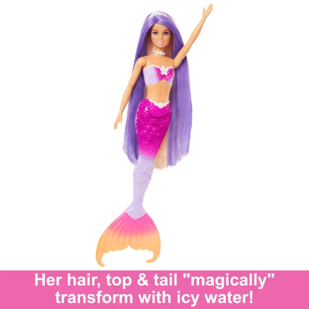 Barbie "Malibu" Mermaid Doll With Colour Change Feature