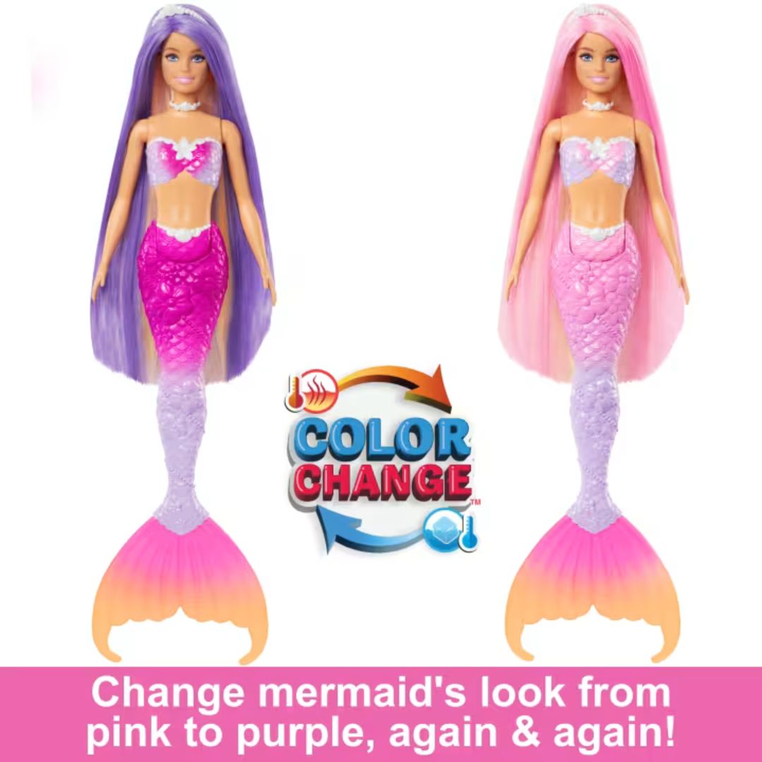 Barbie "Malibu" Mermaid Doll With Colour Change Feature