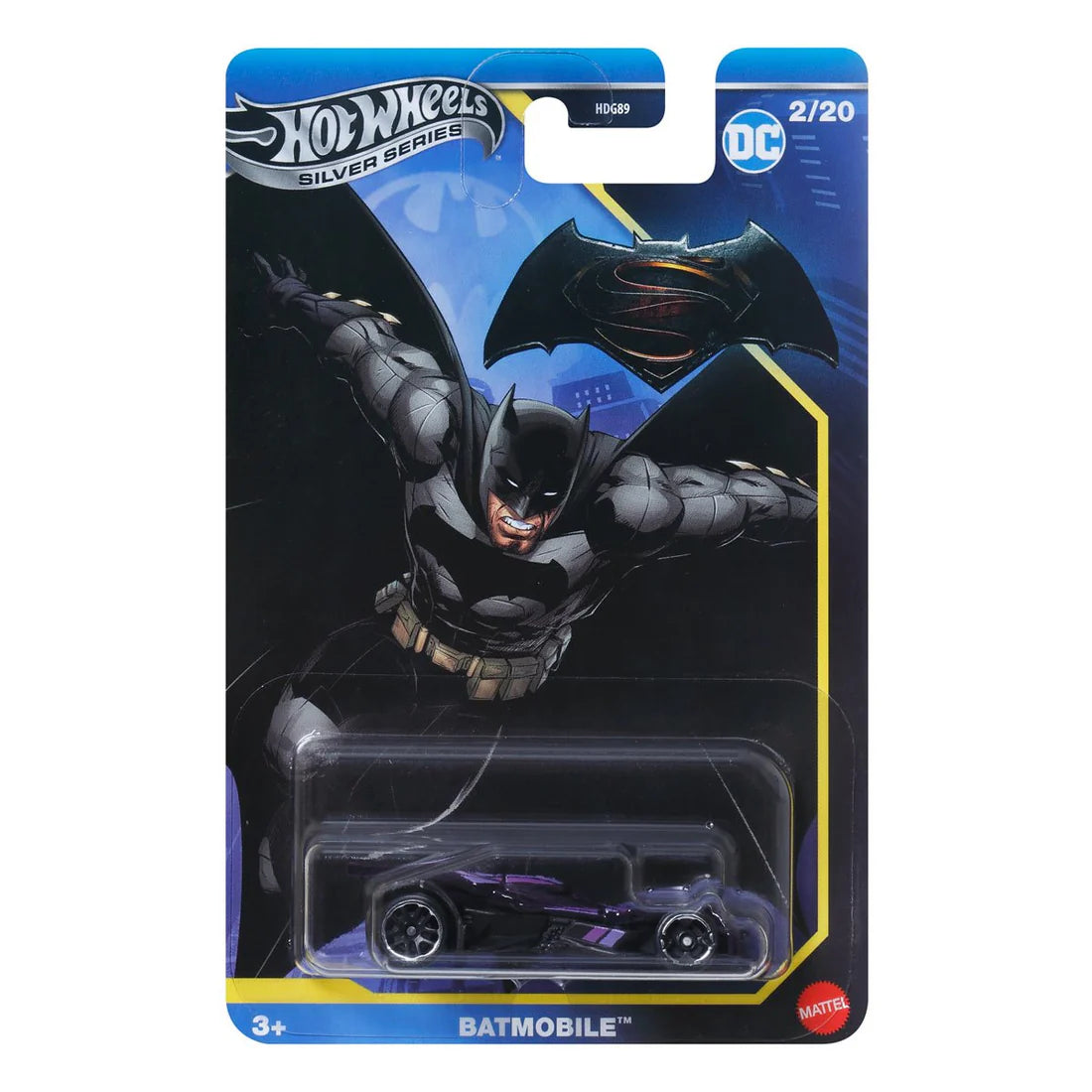 Hot Wheels Silver Series 2025 Batman Themed - Batmobile