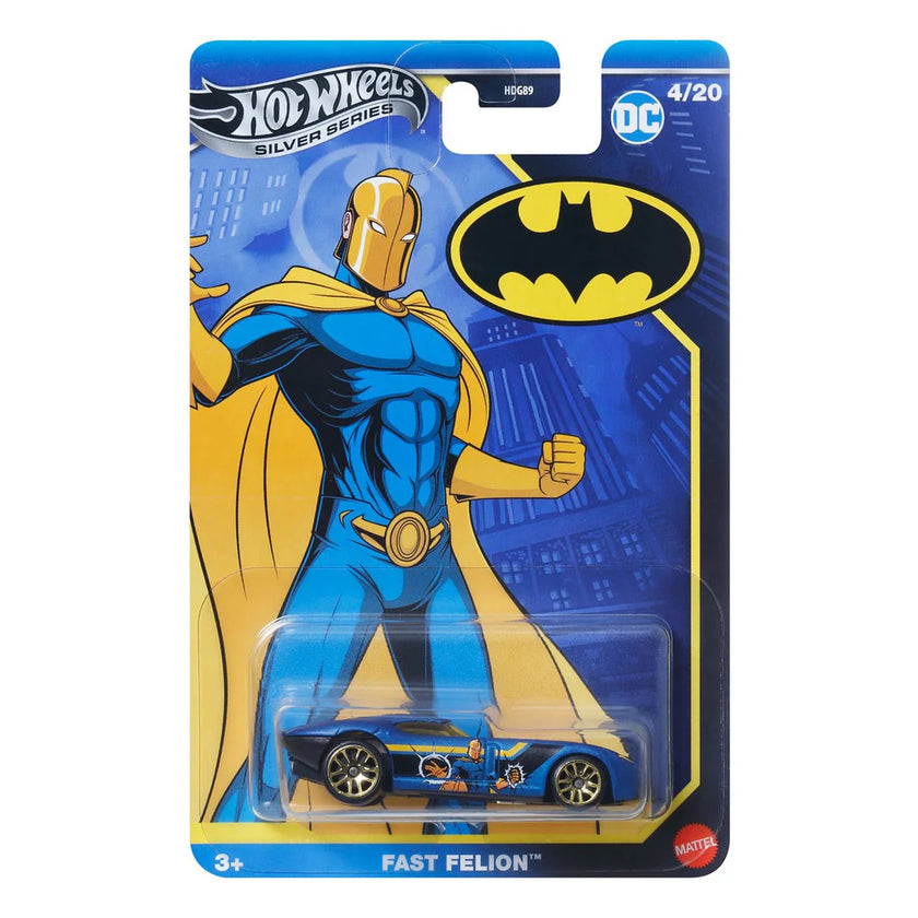 Hot Wheels Silver Series 2025 Batman Themed - Fast Felion