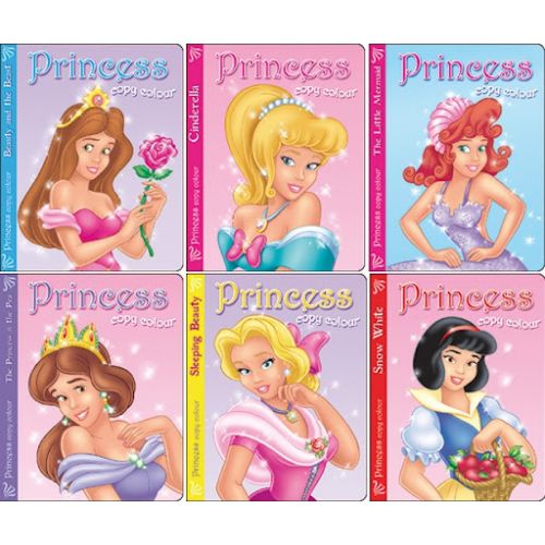 Princess Copy Colour - Various Princesses
