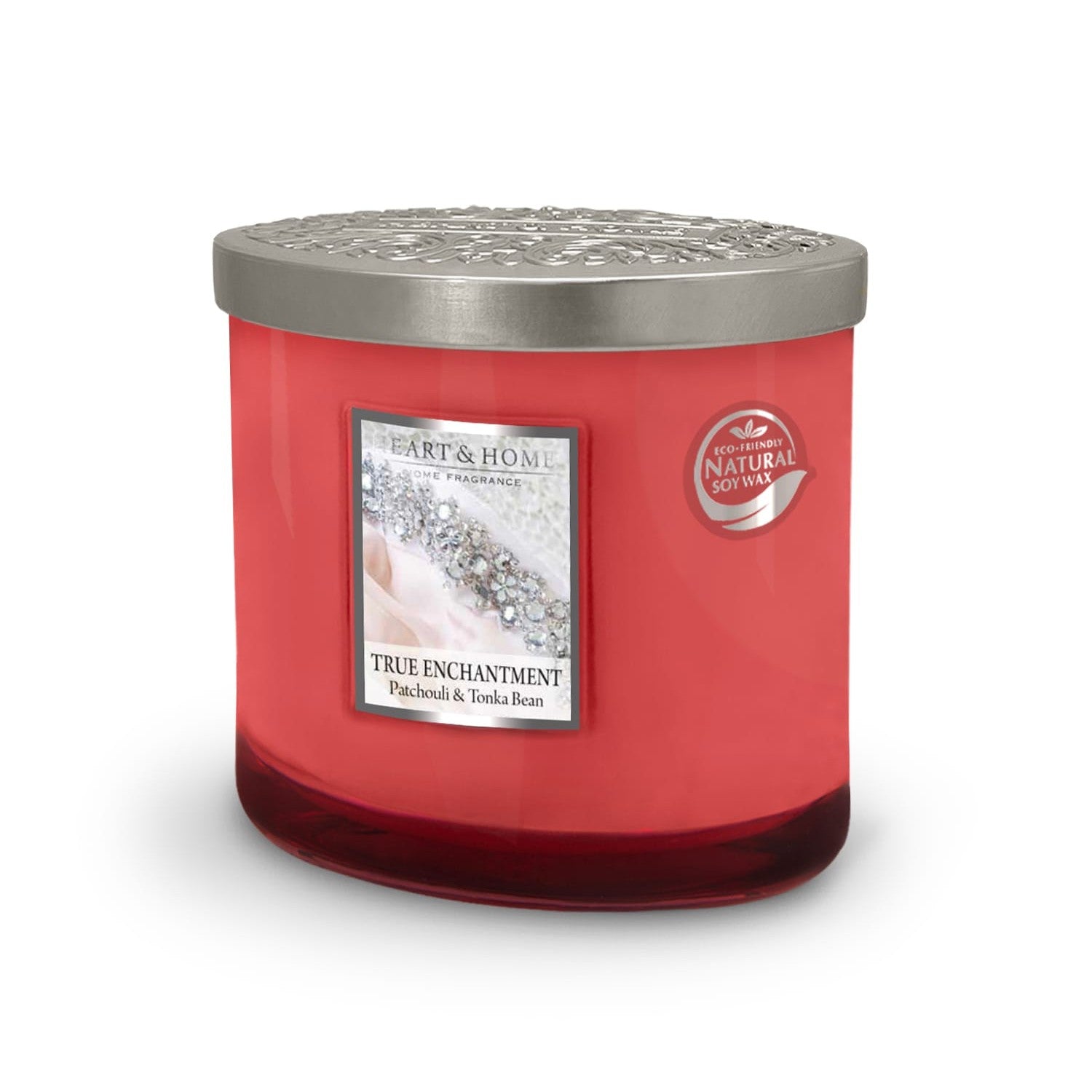 H&H Two Wick Ellipse Wick Candle 220g - True Enchantment