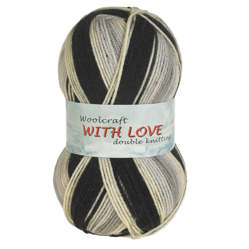 Acrylic Woolcraft With Love Double Knitting 100g 300m - Various Colours