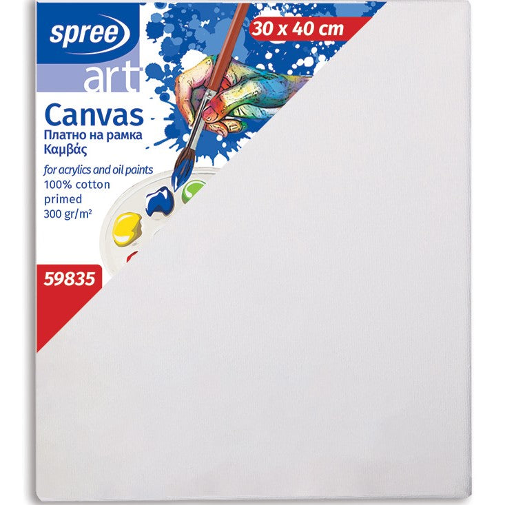 Spree Rectangular Canvas 100% Cotton 300gsm - Various Sizes