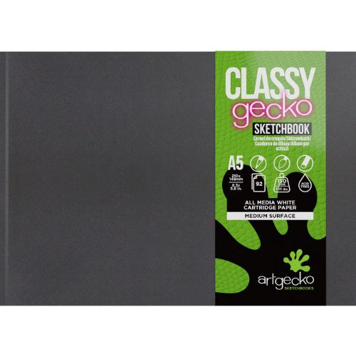 A5 Artgecko CLASSY All Media Casebound Sketchbook