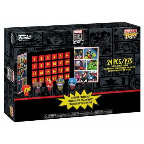 Marvel Pocket Pop Advent Calendar Marvel 80 With 24 Figures