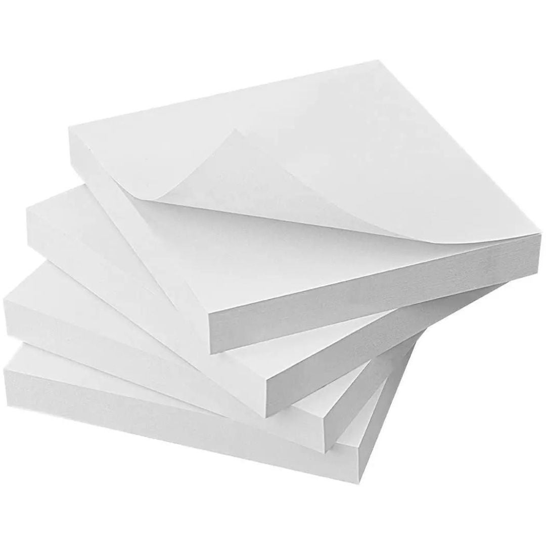 Block Notes / Jotter Pads Square A Pack Of 500pcs - 8.5 x 8.5cm / White