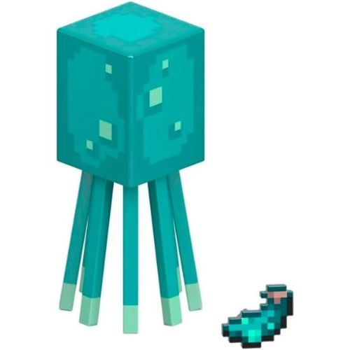 Mattel Glow Squid Minecraft Figure