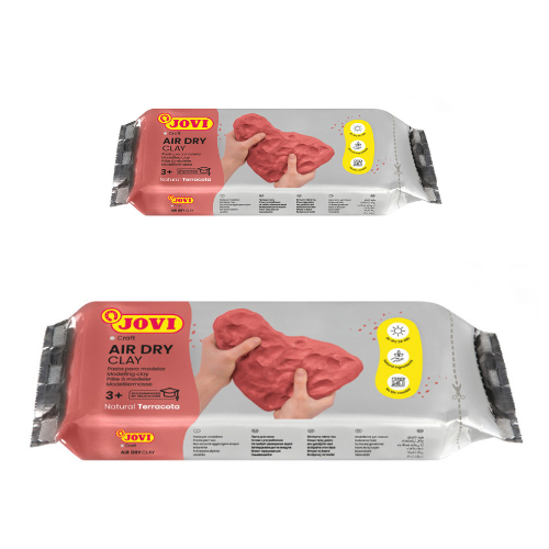 Jovi Air Dry Modelling Clay - Terracotta - Various Sizes