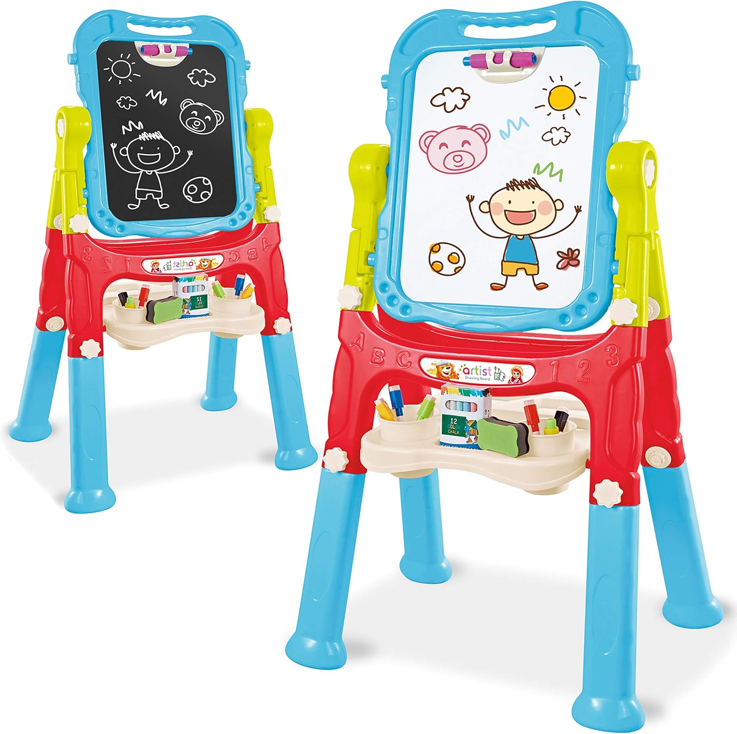 Black And White Magnetic Double-Sided Drawing Board x 1pc Assortment