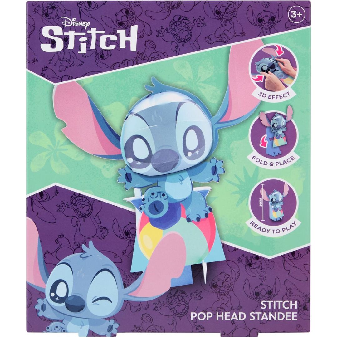 Disney Stitch 3D Pop Head - On Ball 30cm