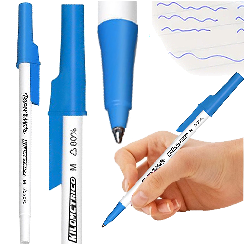 Papermate Kilometrico Ballpoint Pen Blue – Charlie's
