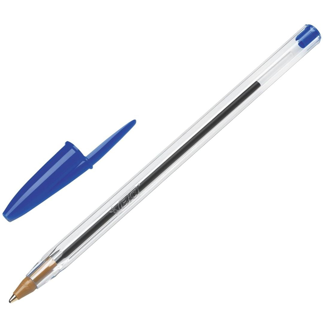 Bic Cristal Ballpoint Pen Medium Blue Ink