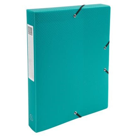 A4 Exacompta Soft Box File 40mm Spine - Green