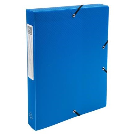 A4 Exacompta Soft Box File 40mm Spine - Light Blue