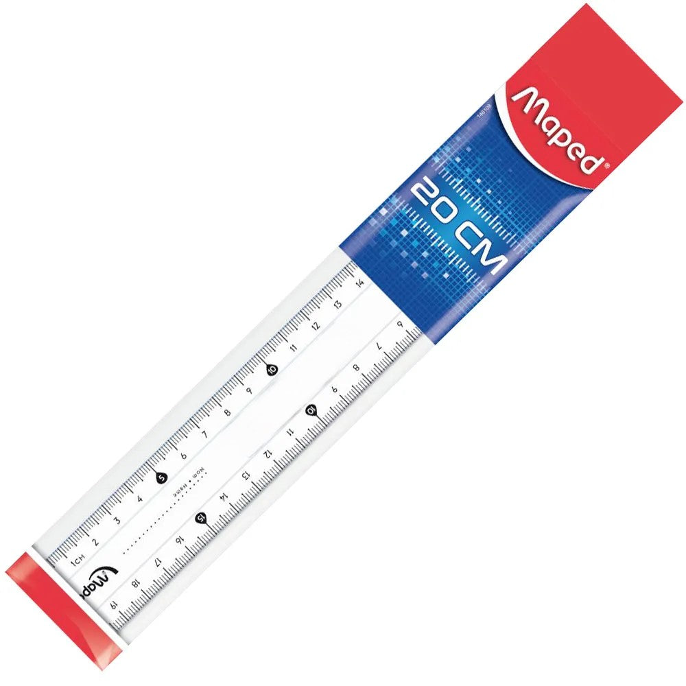 Maped Plastic Ruler 20cm