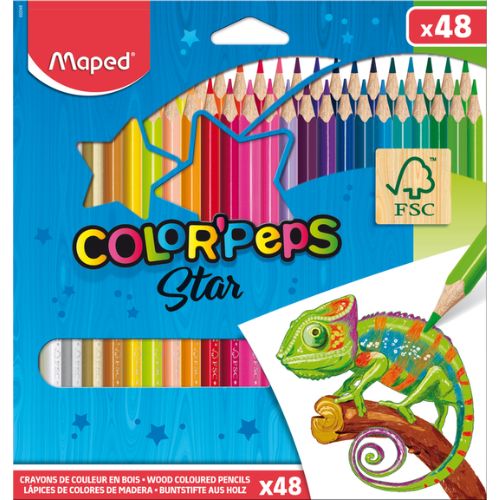 Maped Color'Peps Star Colour Pencils A Pack Of 48pcs