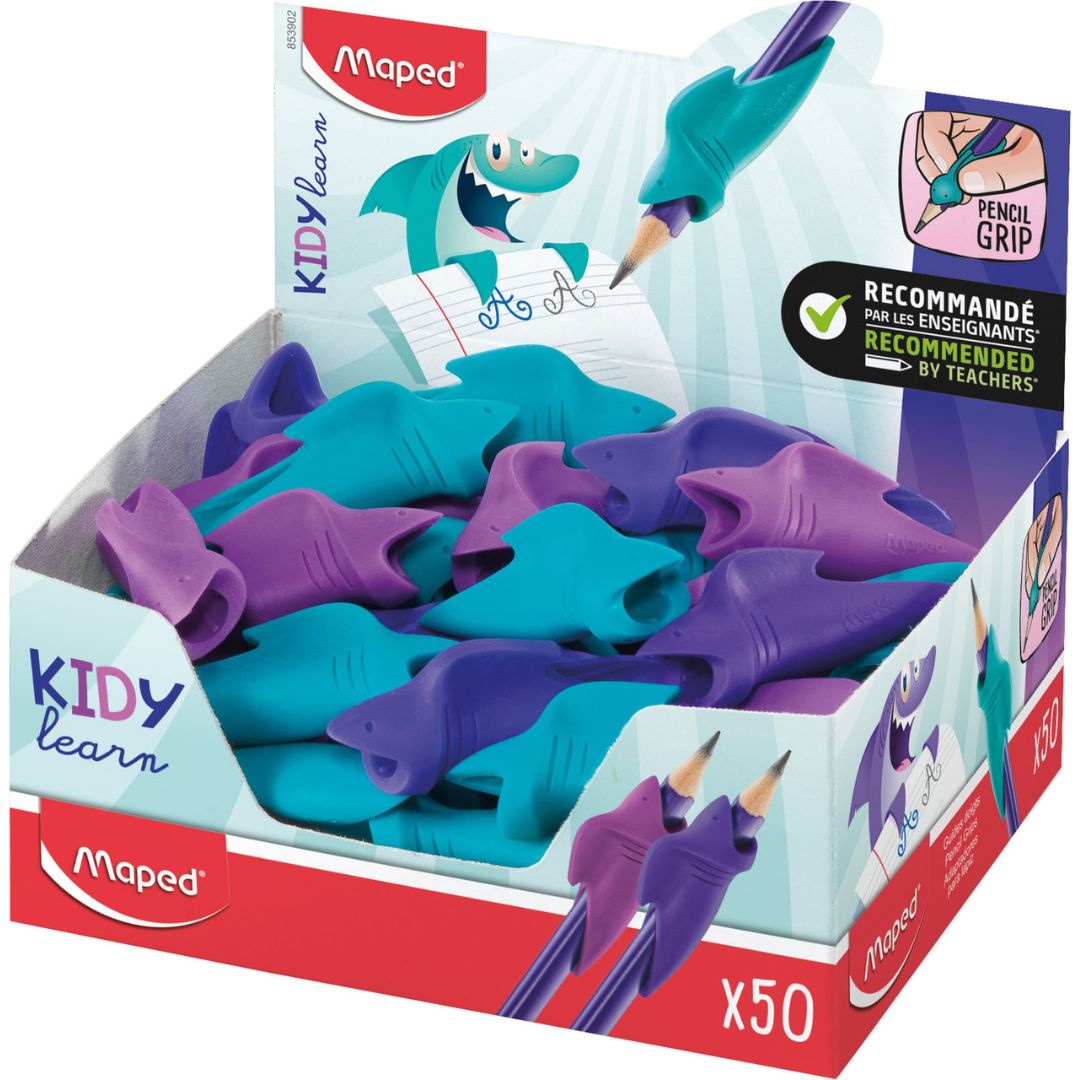 Maped Kidy Learn Shark Ergonomic Pencil Grip x 1pc Assortment