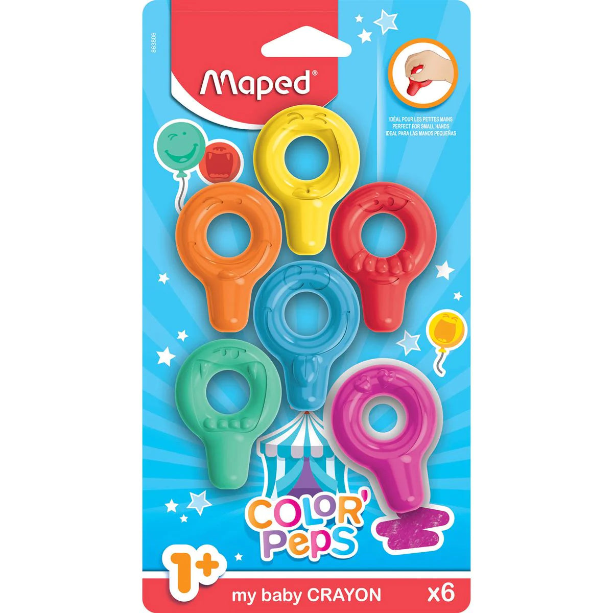 Maped My First Plastic Crayons