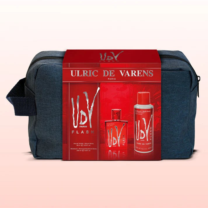 Ulric De Varens Masculine Eau De Toilette 100ml + Deodorant 200ml - Flash