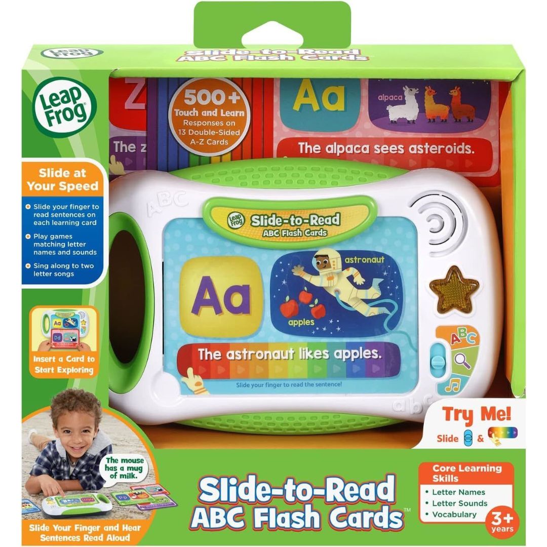 Leap Frog Slide To Read ABC Flashcard +3y
