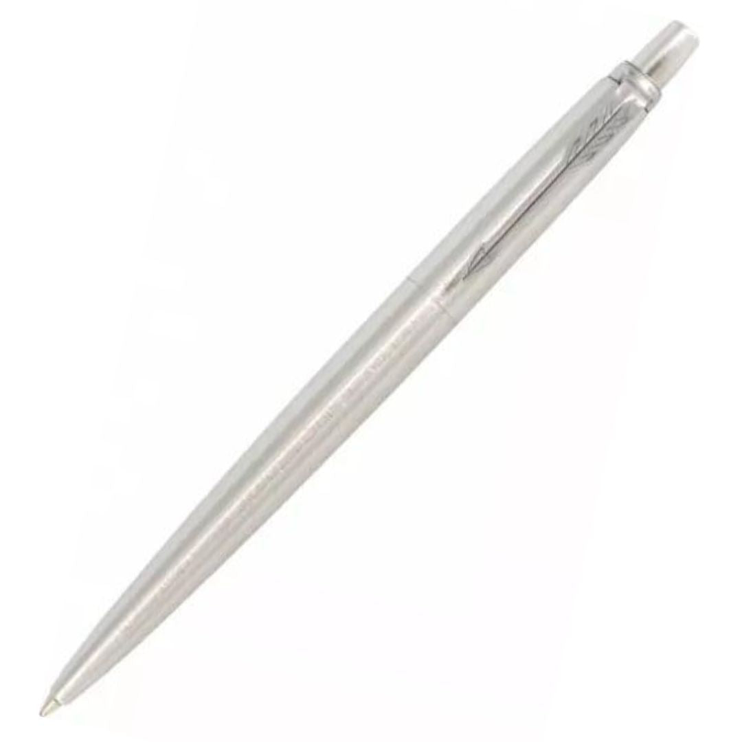 Parker Jotter Ballpoint Pen M Blue Ink - Stainless Steel