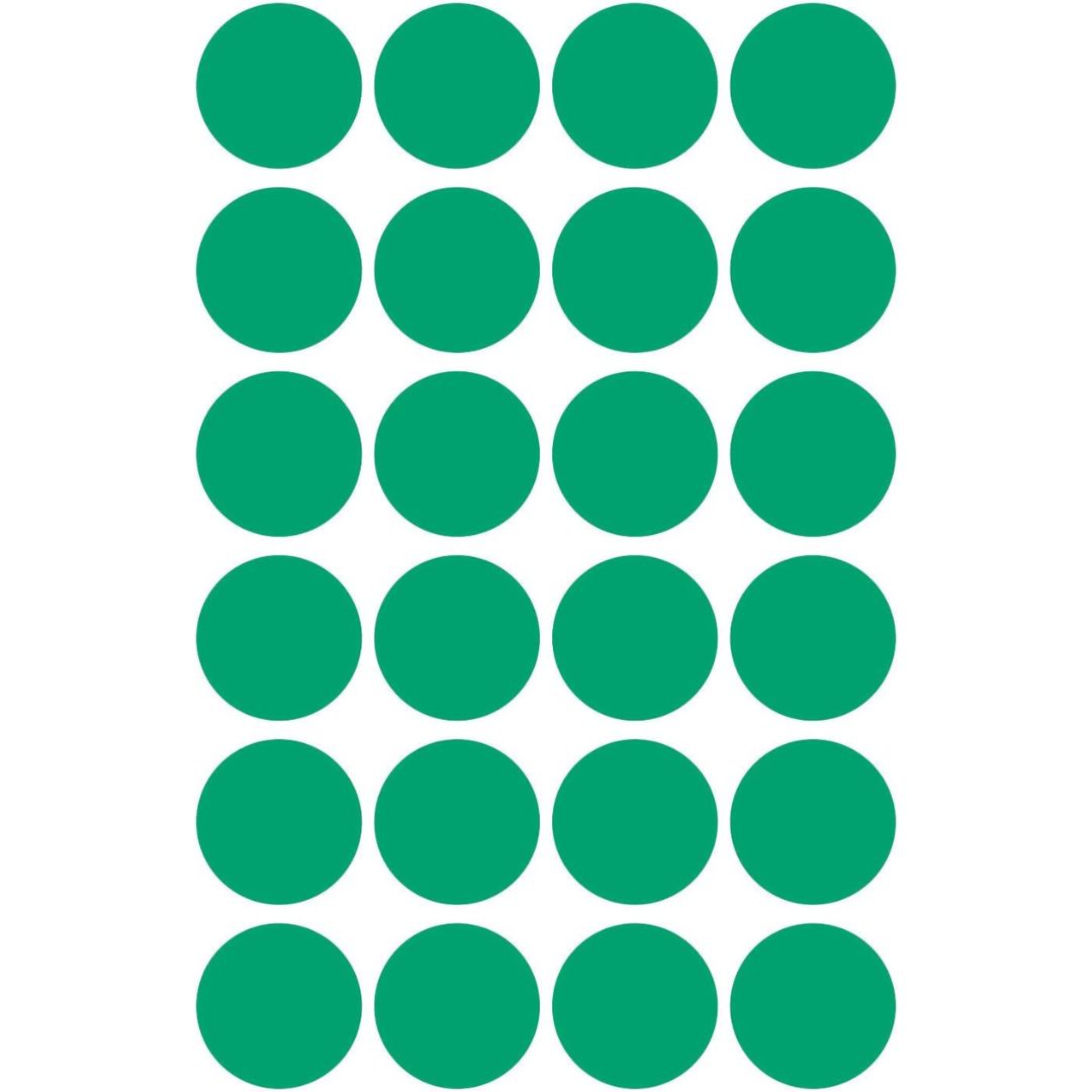 Avery Marking Dots Stickers 18 mm A Pack Of 96pcs Green