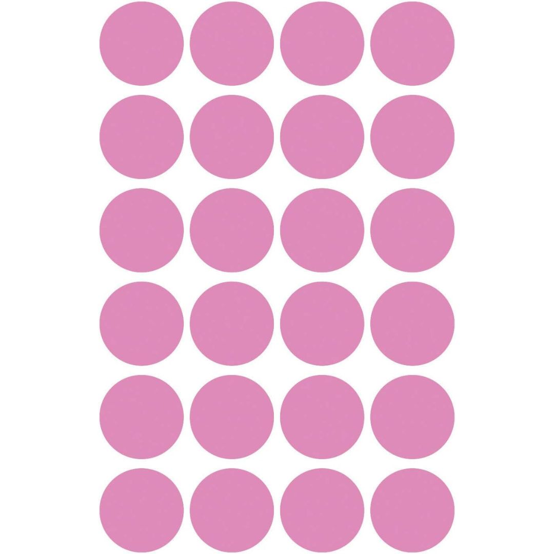 Avery Marking Dots Stickers 18 mm A Pack Of 96pcs Pink