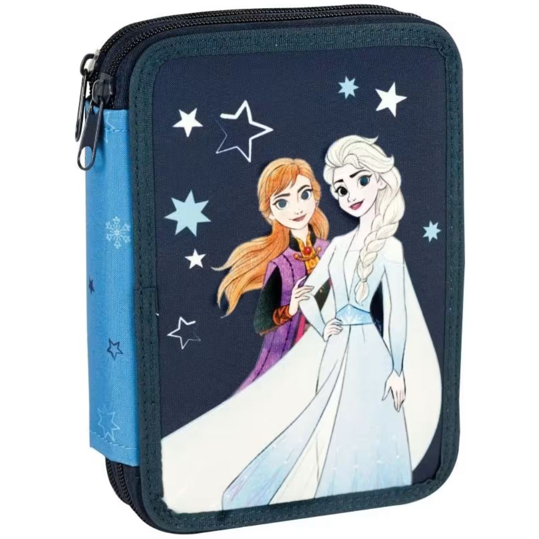 Gim 2 Compartments Full Pencil Case 14 x 20 x 4cm - Frozen